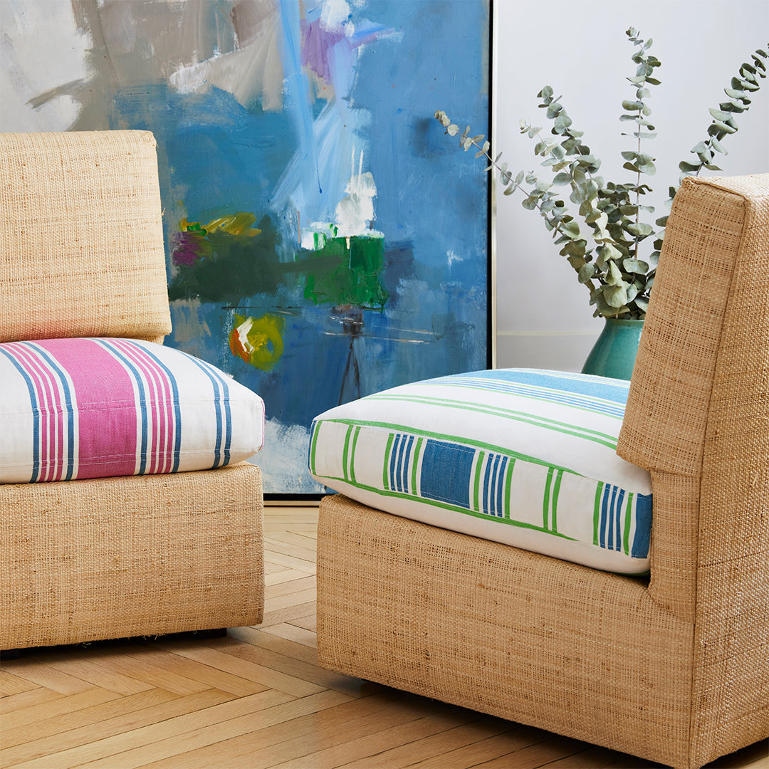 DERBY STRIPE BLUE GREEN