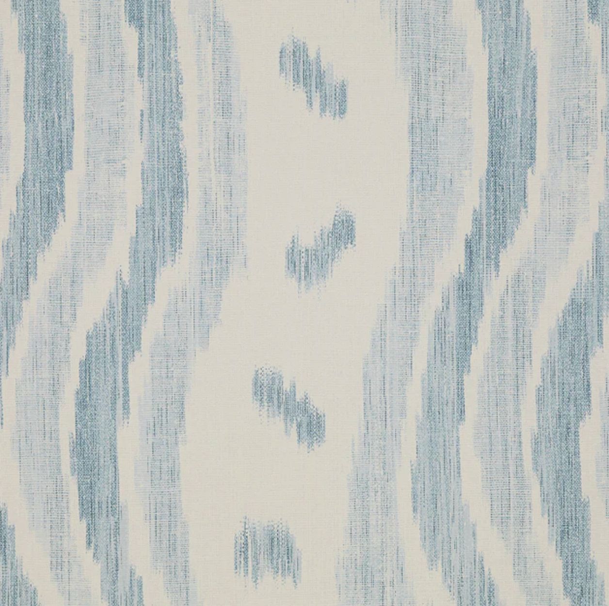 IKAT STRIPE WALLPAPER PALE BLUE