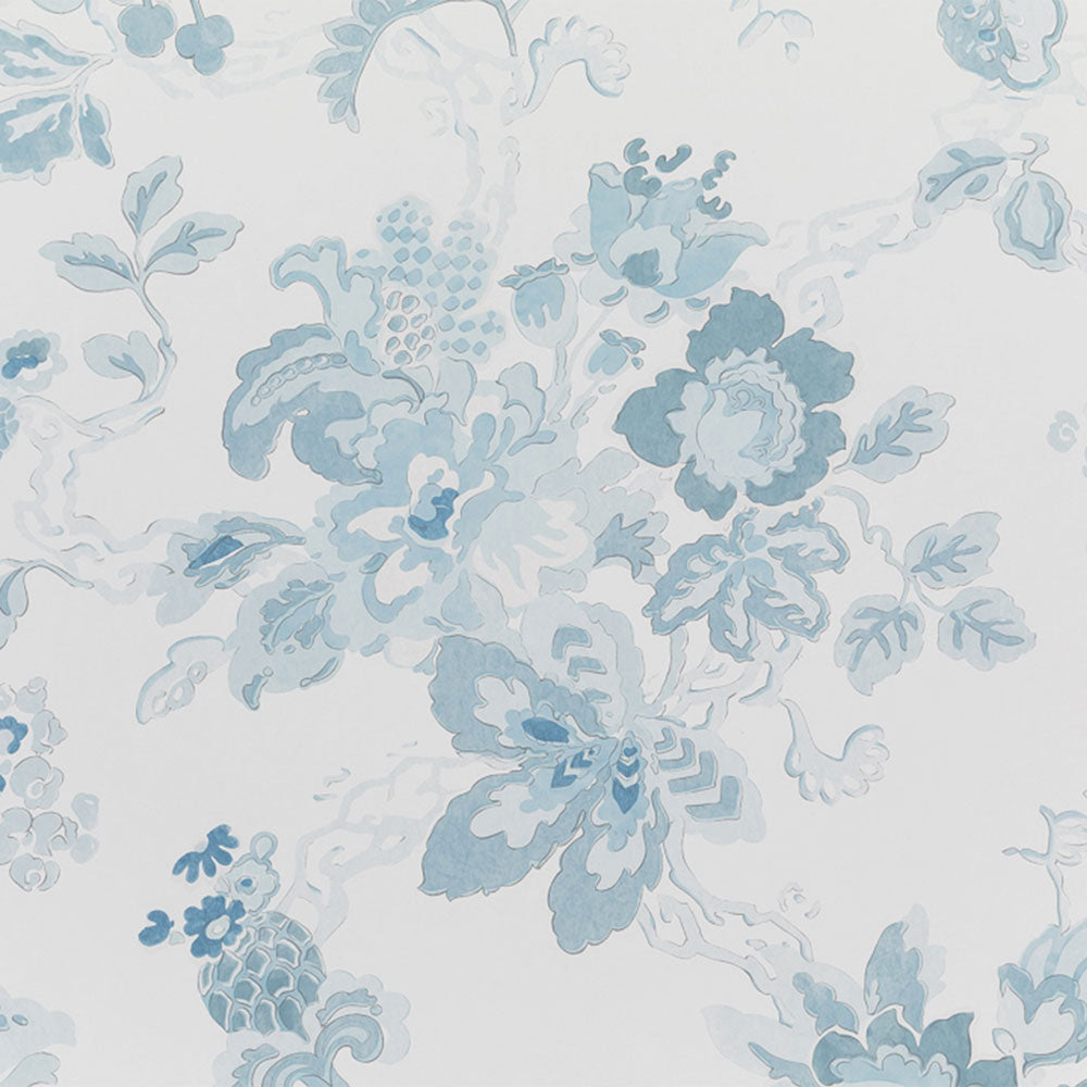 PARNHAM WALLPAPER BLUE WHITE