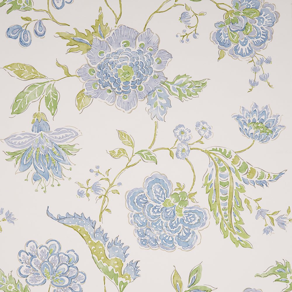 PEMBERLEY WALLPAPER BLUE GREEN