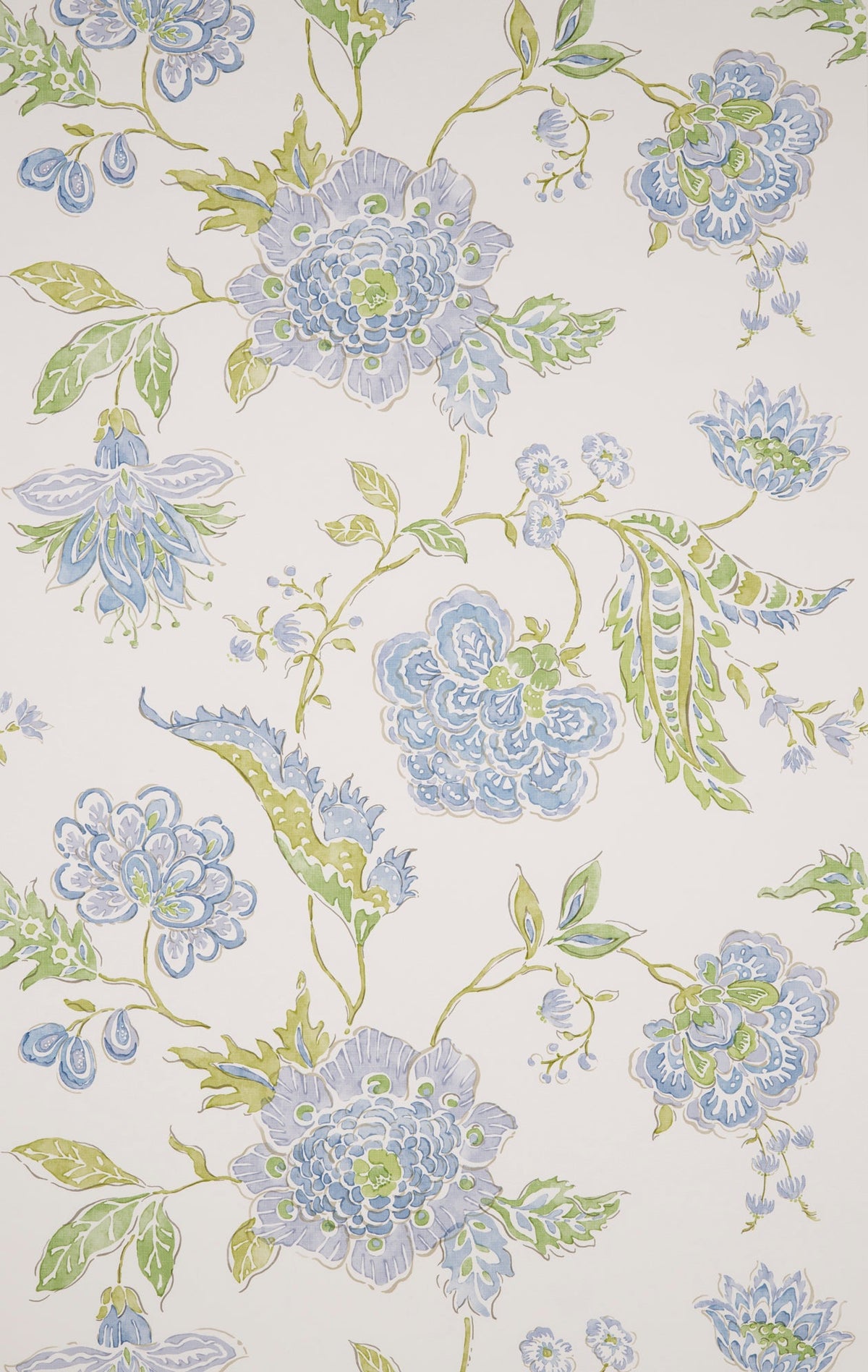 PEMBERLEY WALLPAPER BLUE GREEN