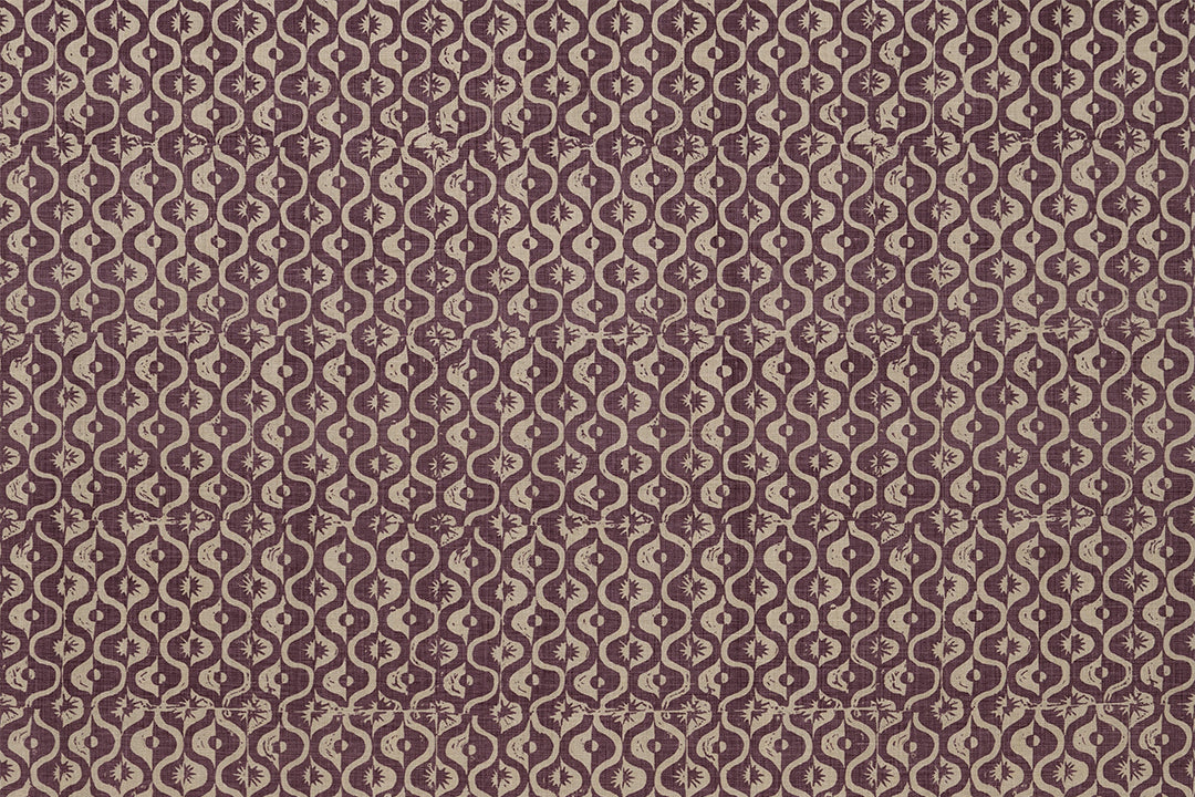 SMALL MEDALLION AUBERGINE