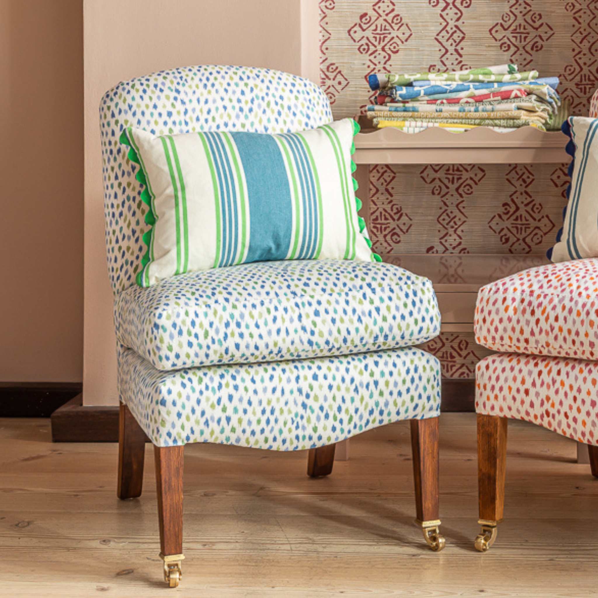 DERBY STRIPE BLUE GREEN