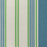 DERBY STRIPE BLUE GREEN SALE 5m Unit £25/m