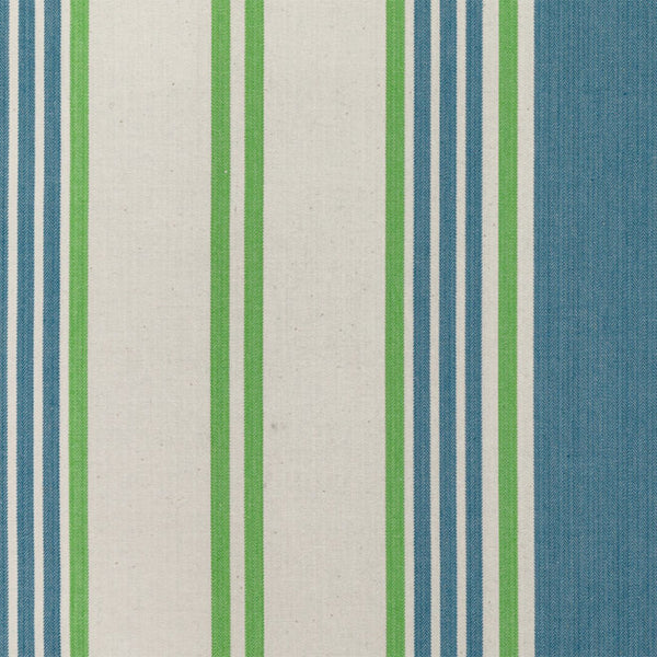 DERBY STRIPE BLUE GREEN SALE 5m Unit £25/m