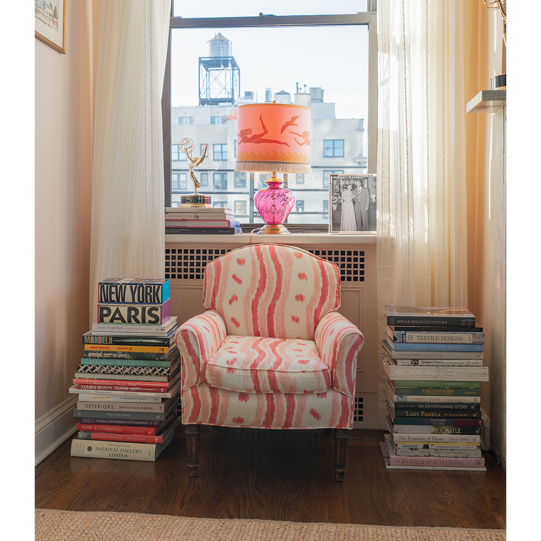 IKAT STRIPE CORAL