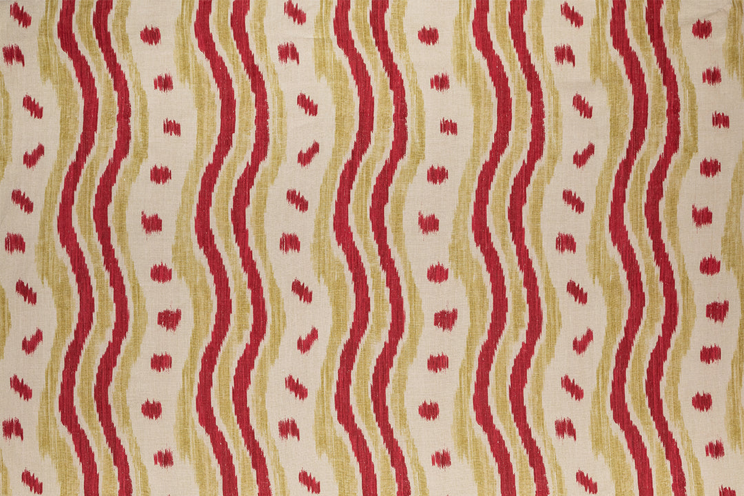 IKAT STRIPE RED GREEN SALE