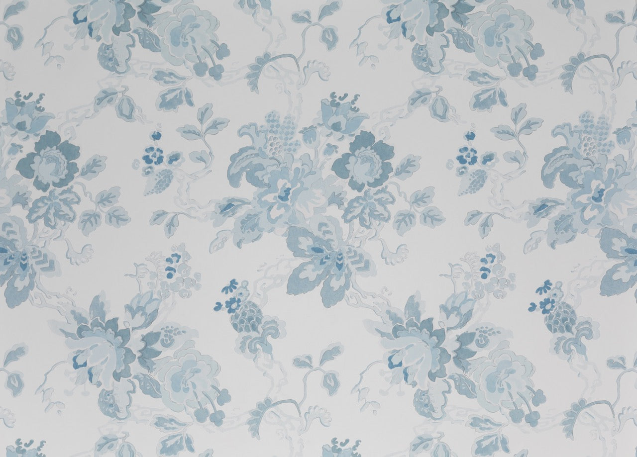 PARNHAM WALLPAPER BLUE WHITE