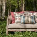 WINDSOR STRIPE AQUA/GOLD/RED